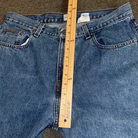 VTG 90s Calvin Klein Jeans Boot Cut Double Stone Medium Wash Women's Size 12 - Picture 10 of 10